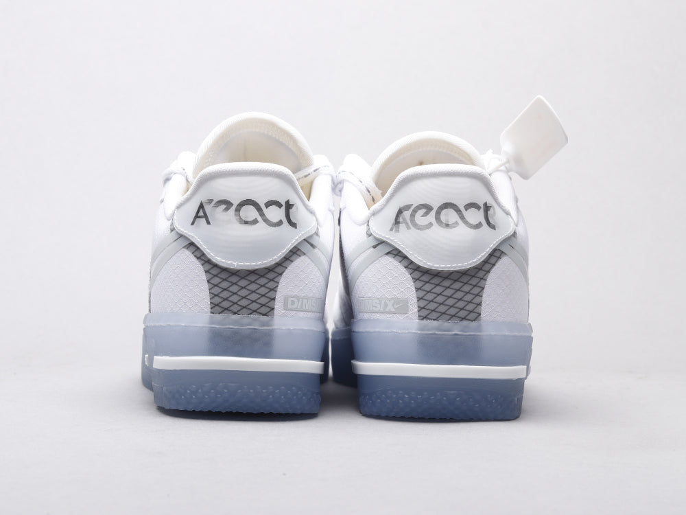 BL - AF1 React Ice Blue Low Top