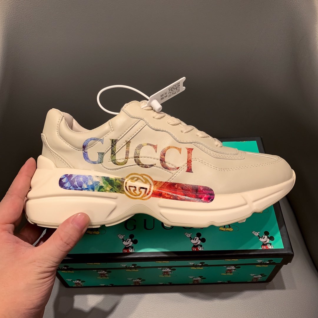 BL-GCI RHYTON SNEAKER WITH RAINBOW 129