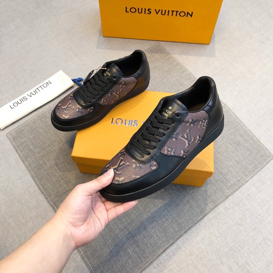 BL - LUV Casual Low Black Brown Sneaker