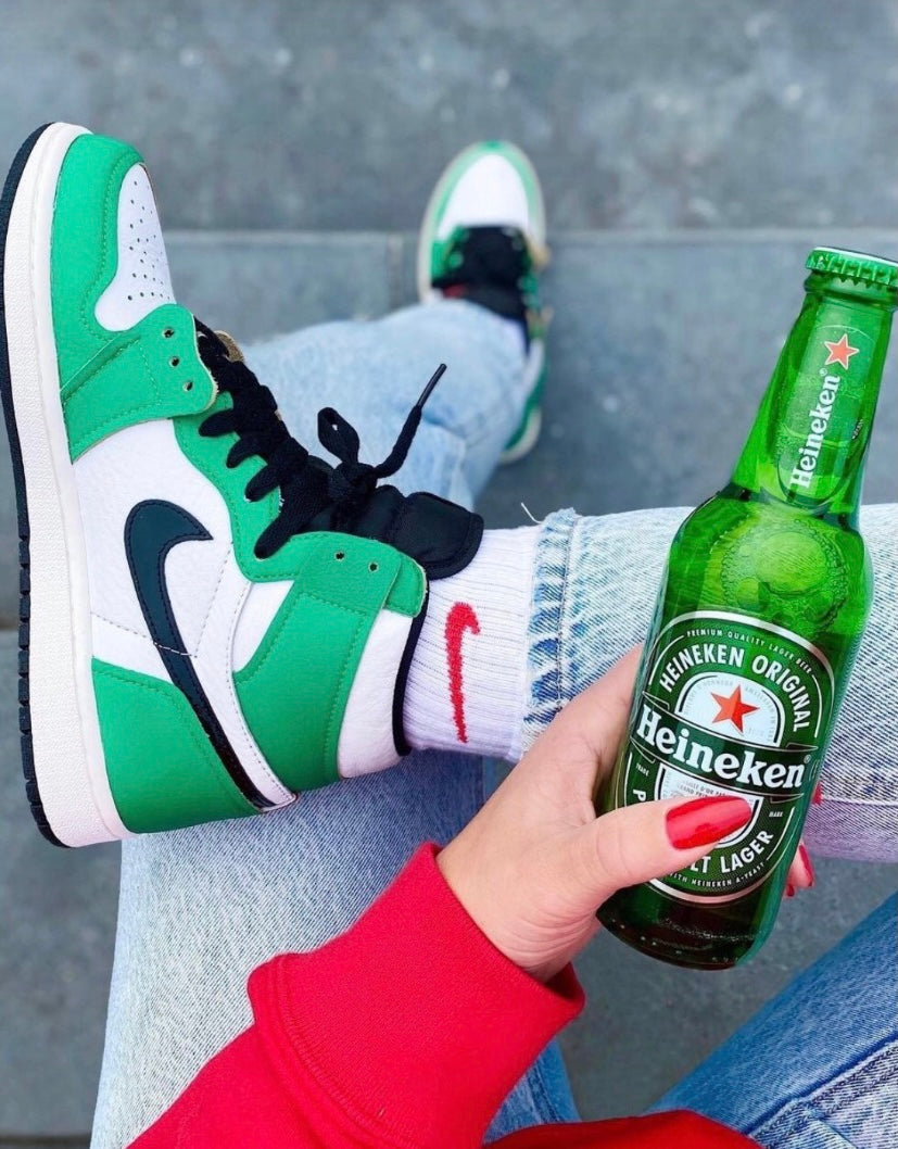 BL - AJ1 Little HNK White Green