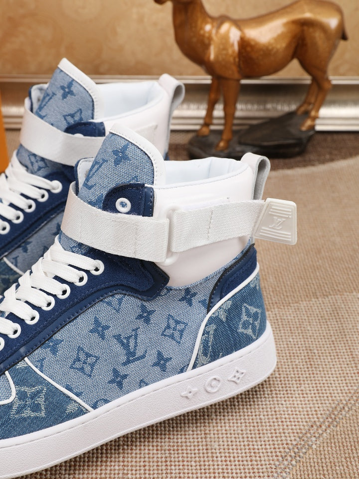 BL - LUV High Top Blue Sneaker