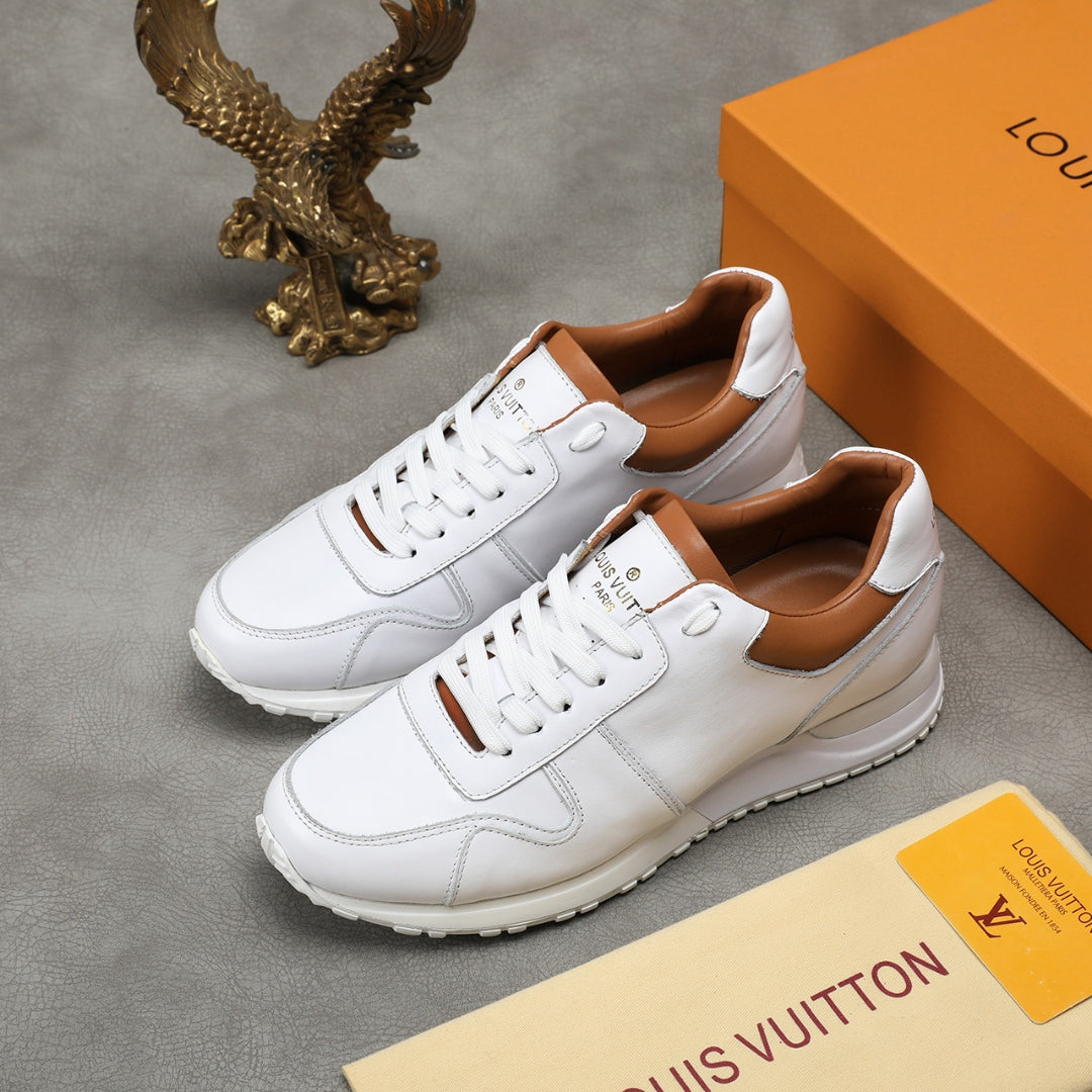 BL - LUV Run Away Low Top White Sneaker
