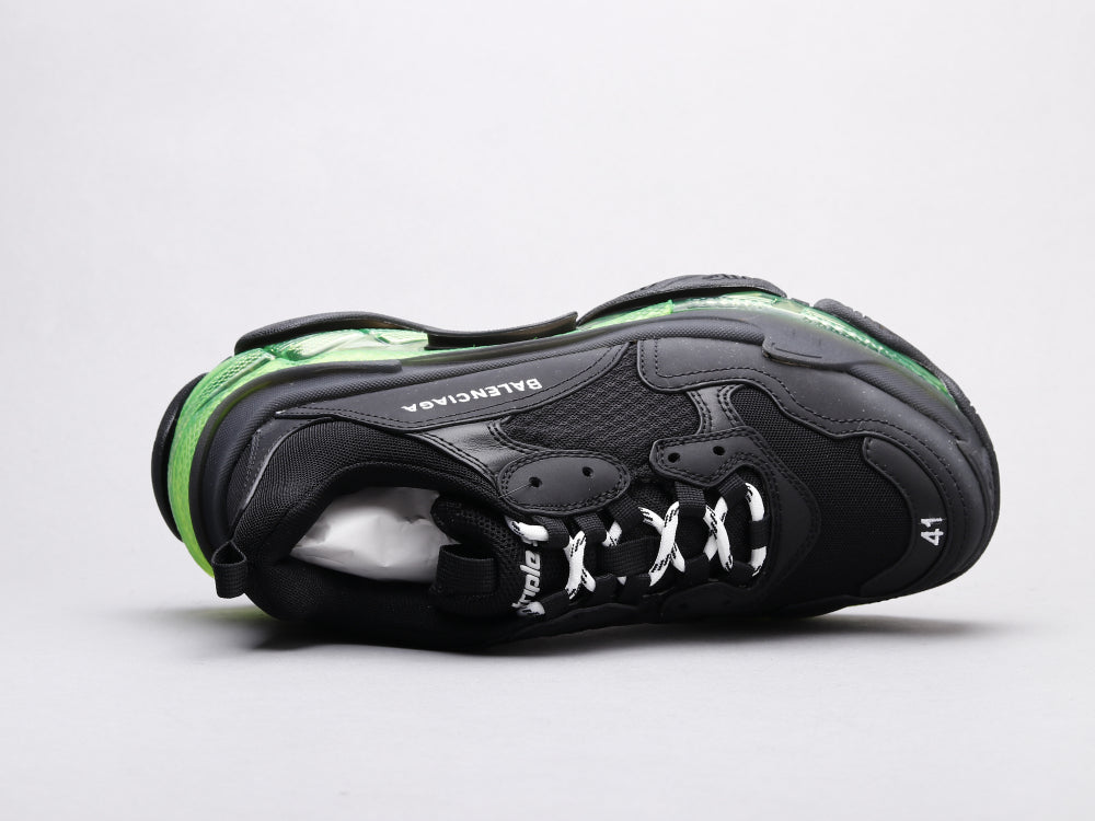 BL - Bla Triple S Black Green Sneaker