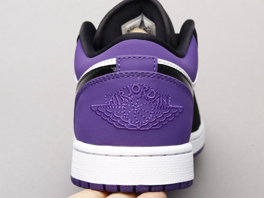 BL - AJ1 black and purple toes