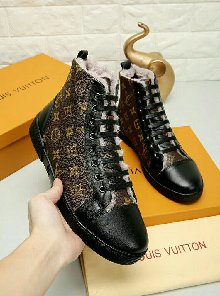 BL - LUV HIgh Top Brown Sneaker