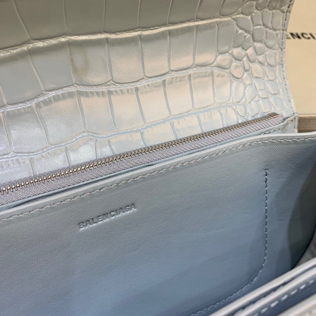 Balen Gossip Small Shoulder Bag Blue, For Women, Bags 9.1in/23cm