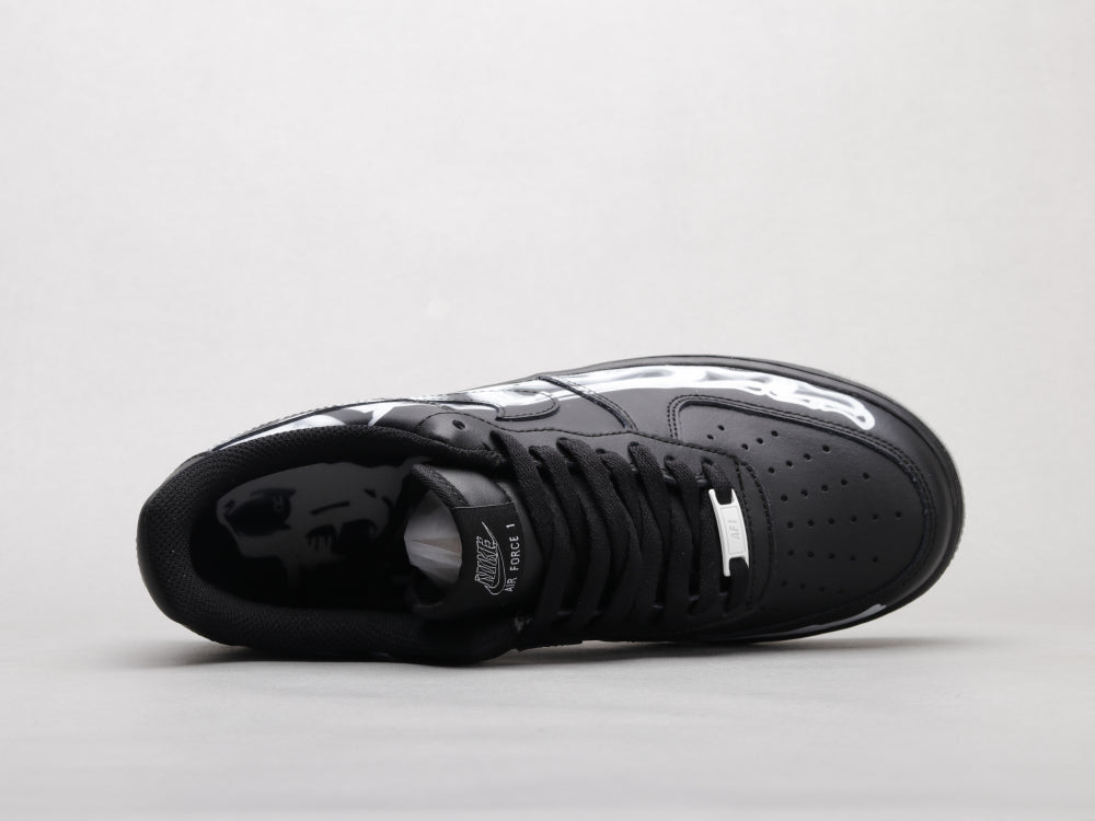 BL - AF1 Skeleton Halloween Black