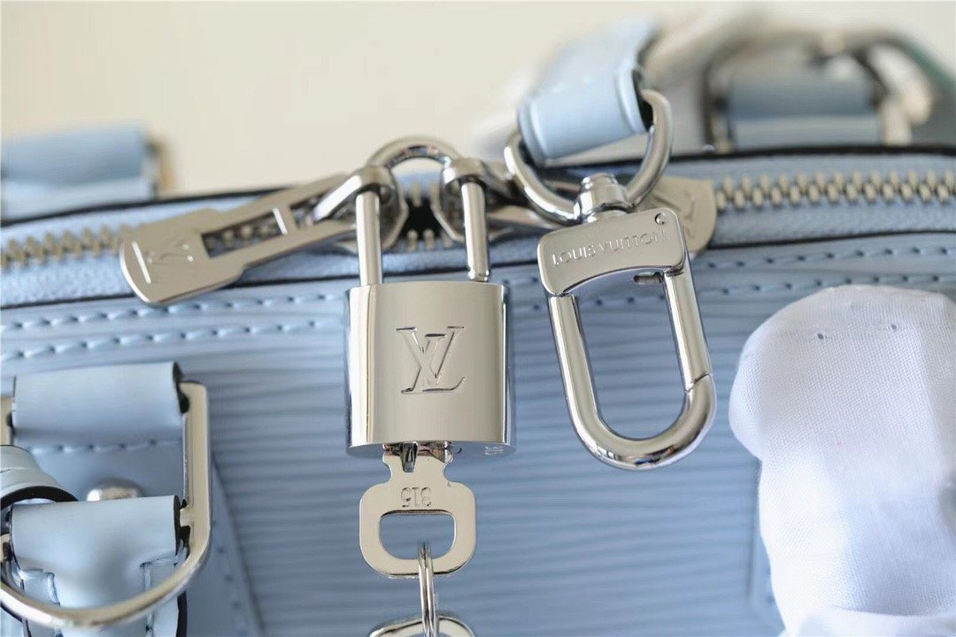 LV Alma BB Epi Light Blue For Women, Shoulder And Crossbody Bags 23.5cm/9.3in LV