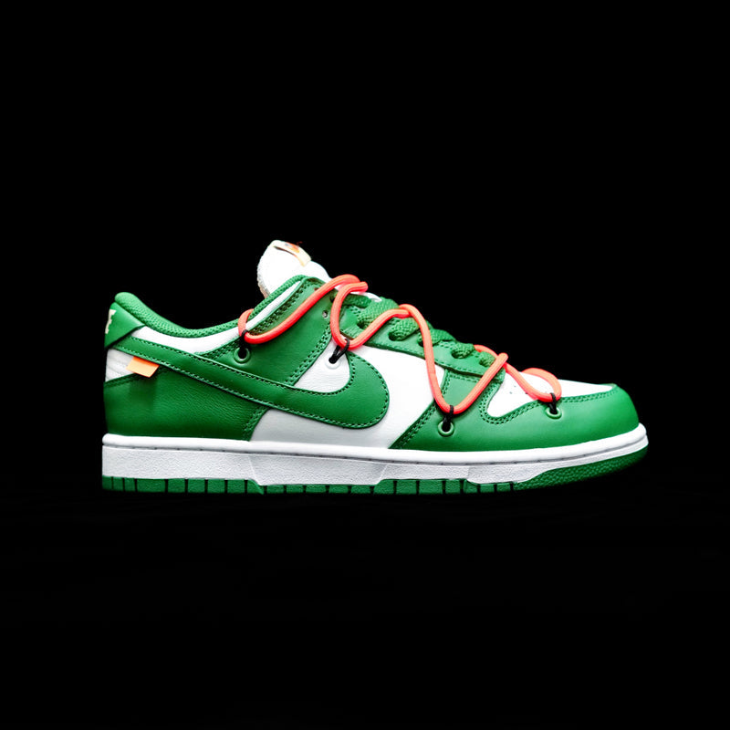 BL - OW x Dunk Low White Green
