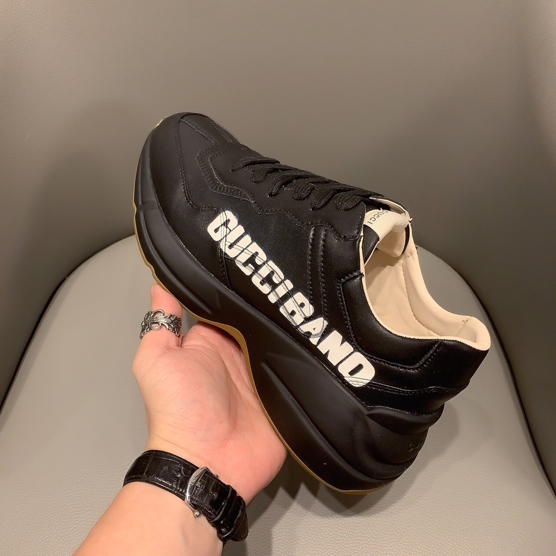 BL-GCI RHYTON VINTAGE TRAINER BAND BLACK SNEAKER 140
