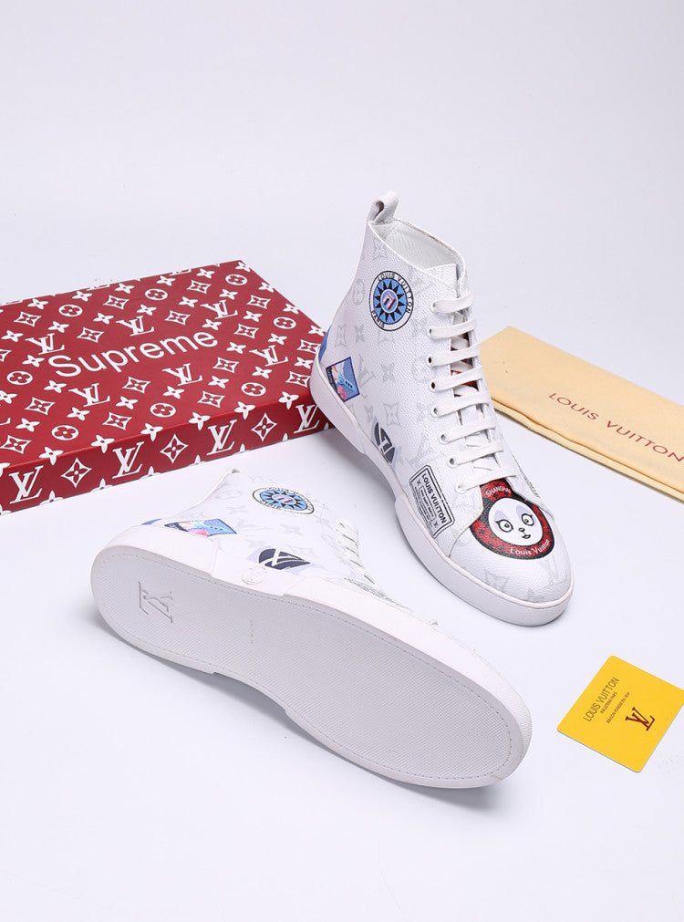 BL - LUV Stellar Trainer Boot White Sneaker