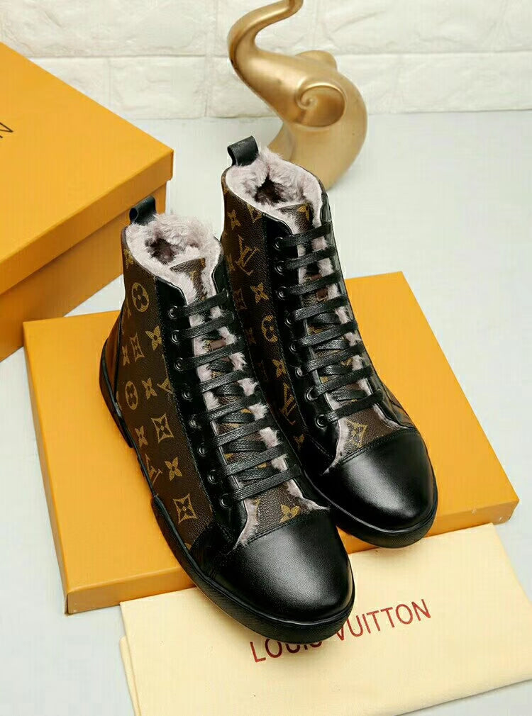 BL - LUV HIgh Top Brown Sneaker