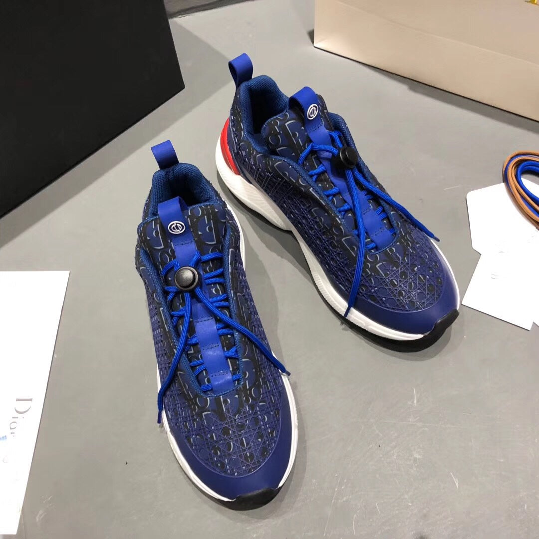 BL - DIR B24 BLnogram Blue Black Sneaker