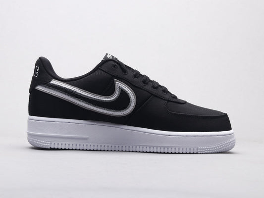 BL - AF1 Reverse Stitch Black & White