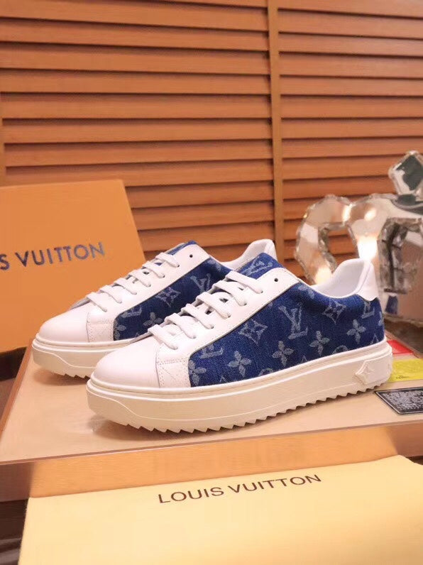 BL - LUV Time Out Brown Blue White Sneaker