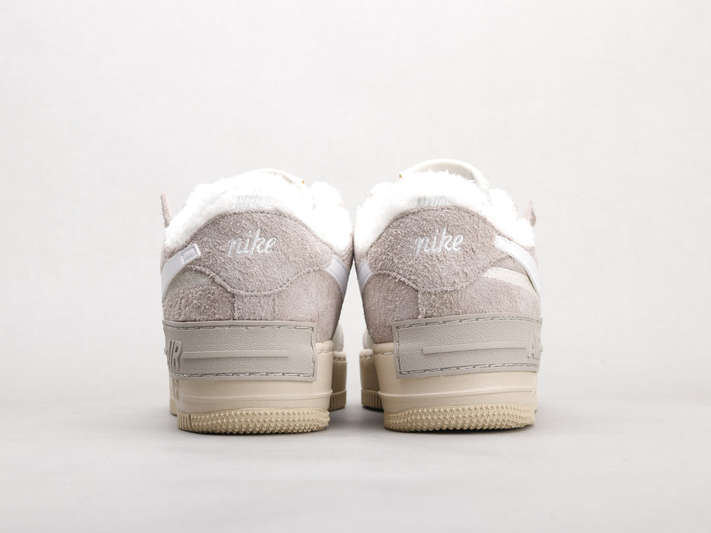BL - AF1 Shadow gray and white deconstructed plus velvet