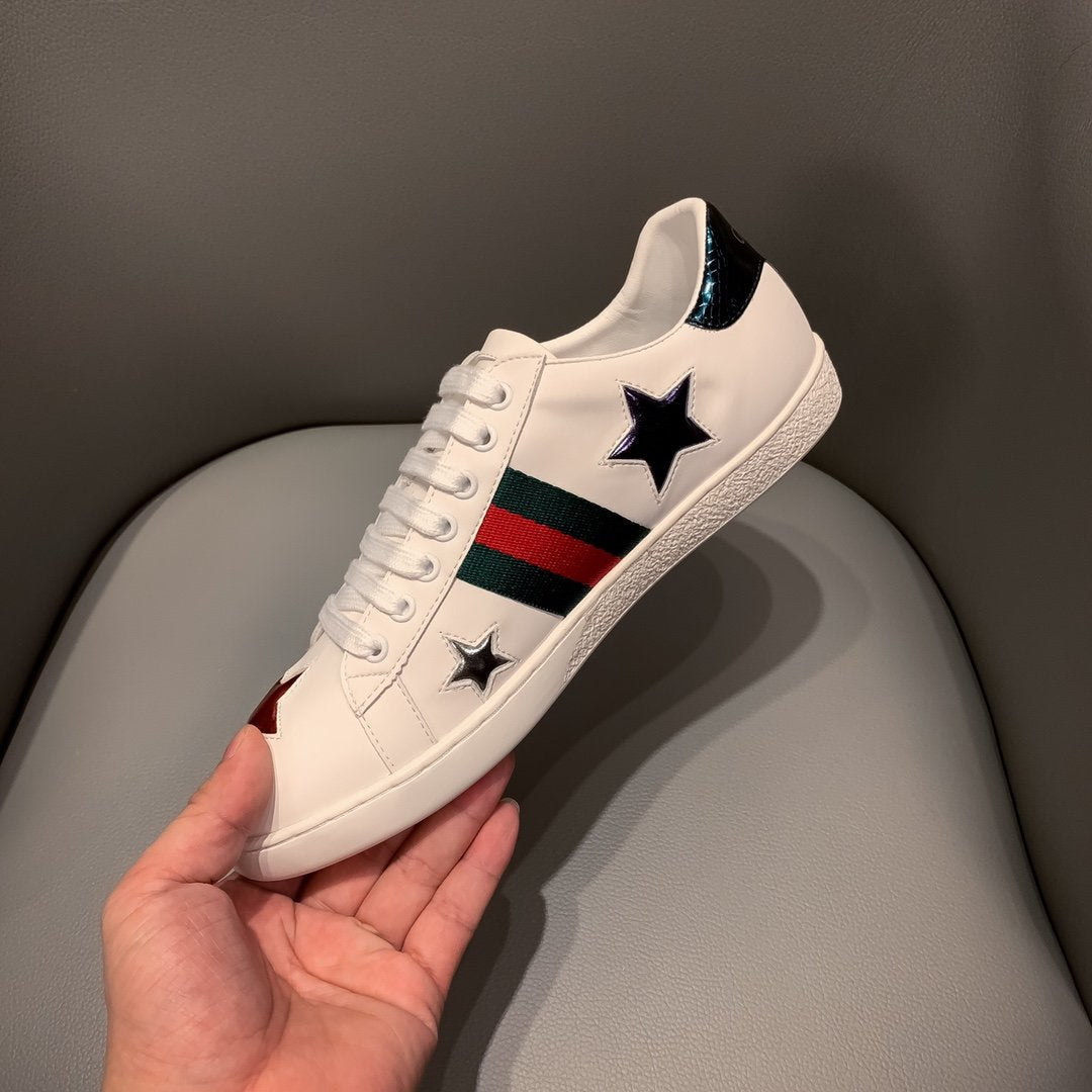 BL-GCI ACE LEATHER SNEAKER WITH STAR 109