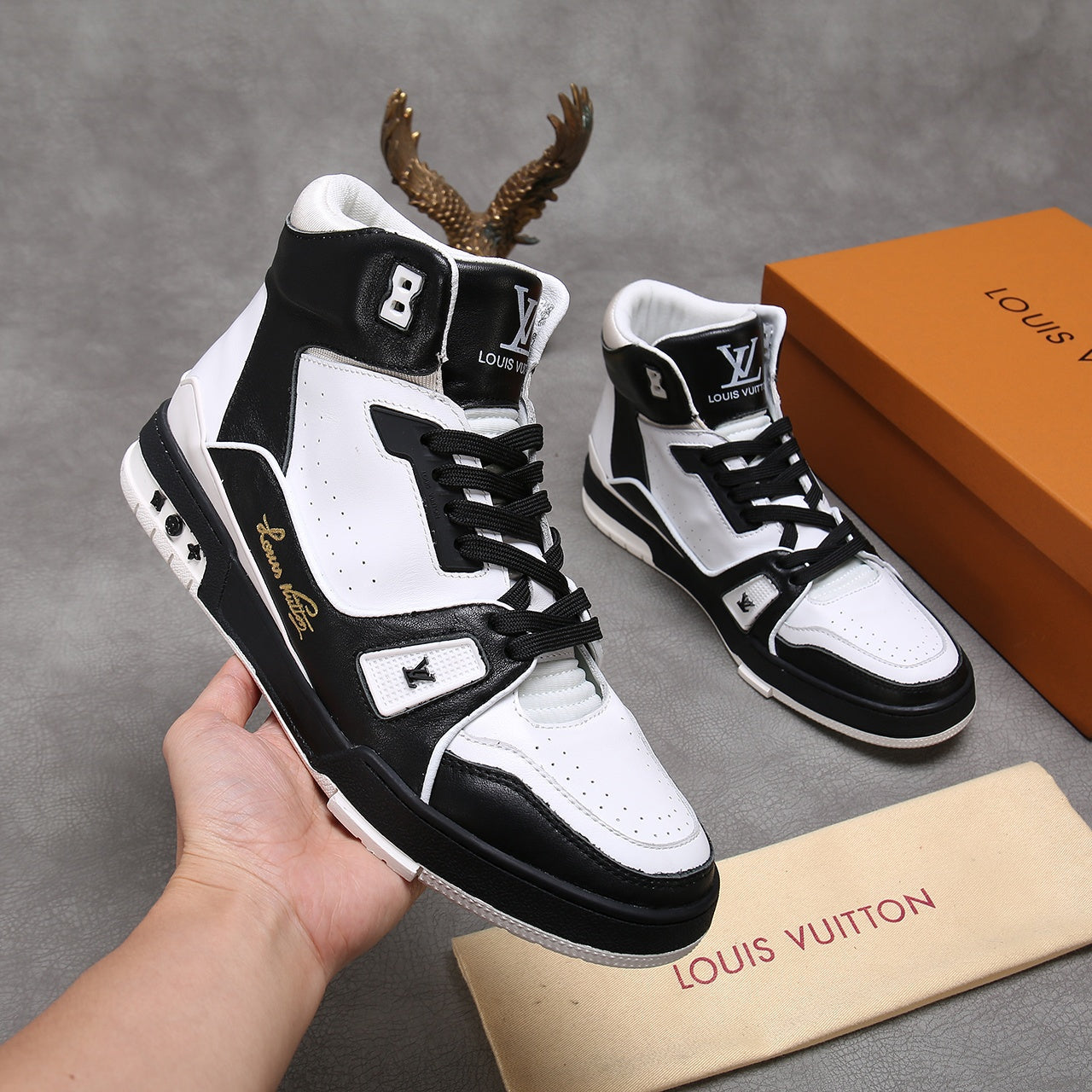 BL - LUV Traners Inspired White Black Sneaker