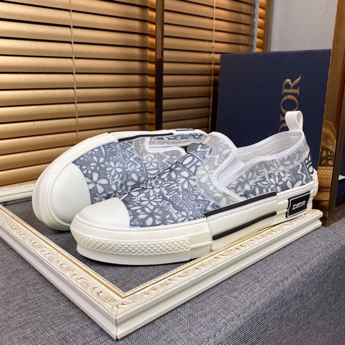BL - DIR B23 Slip Blue And White LOW-TOP SNEAKER