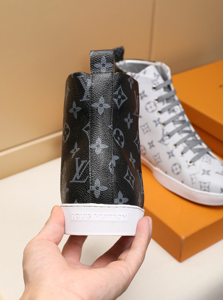 BL - LUV Stellar Trainer Boot White Black Sneaker