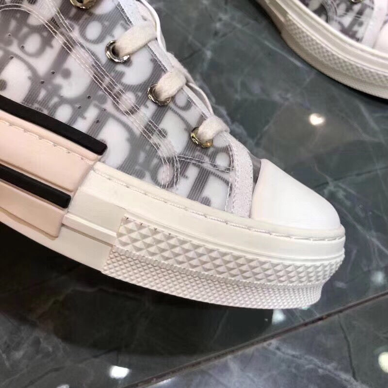 BL - DIR B23 Technical Canvas White Sneaker
