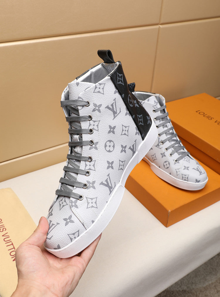 BL - LUV Stellar Trainer Boot White Black Sneaker