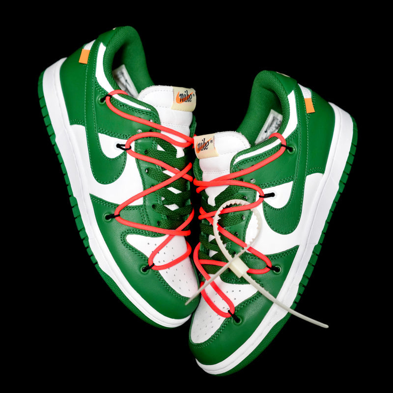 BL - OW x Dunk Low White Green
