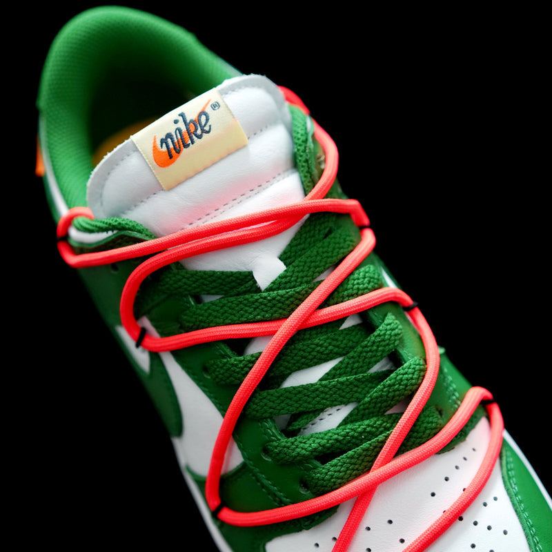 BL - OW x Dunk Low White Green