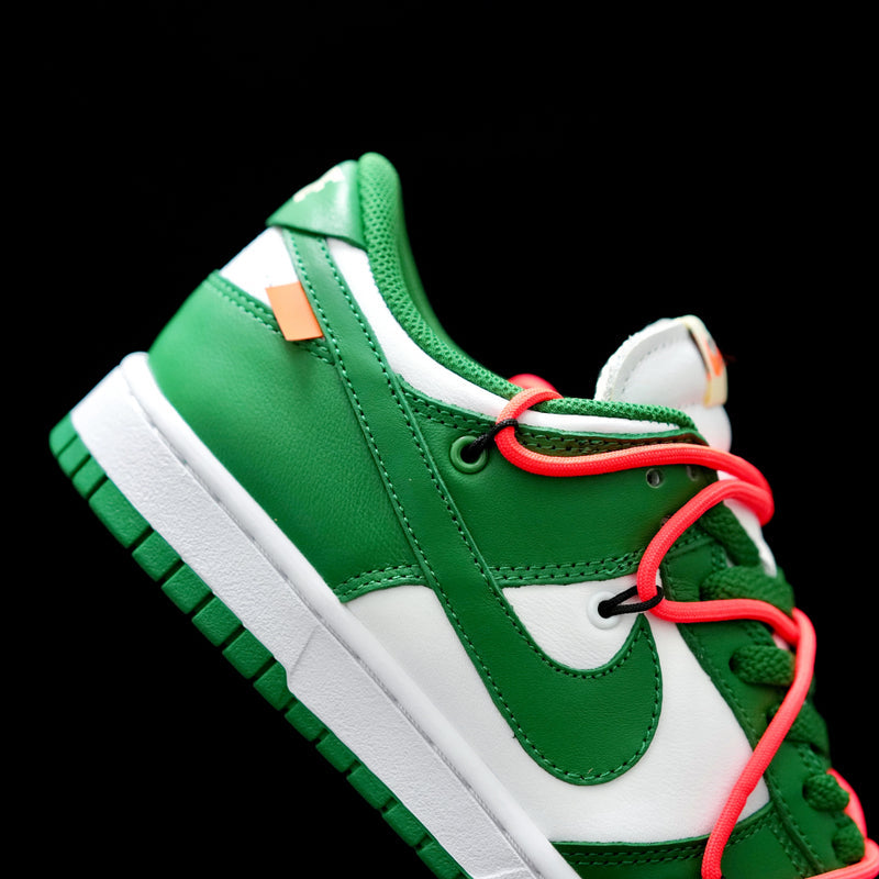 BL - OW x Dunk Low White Green