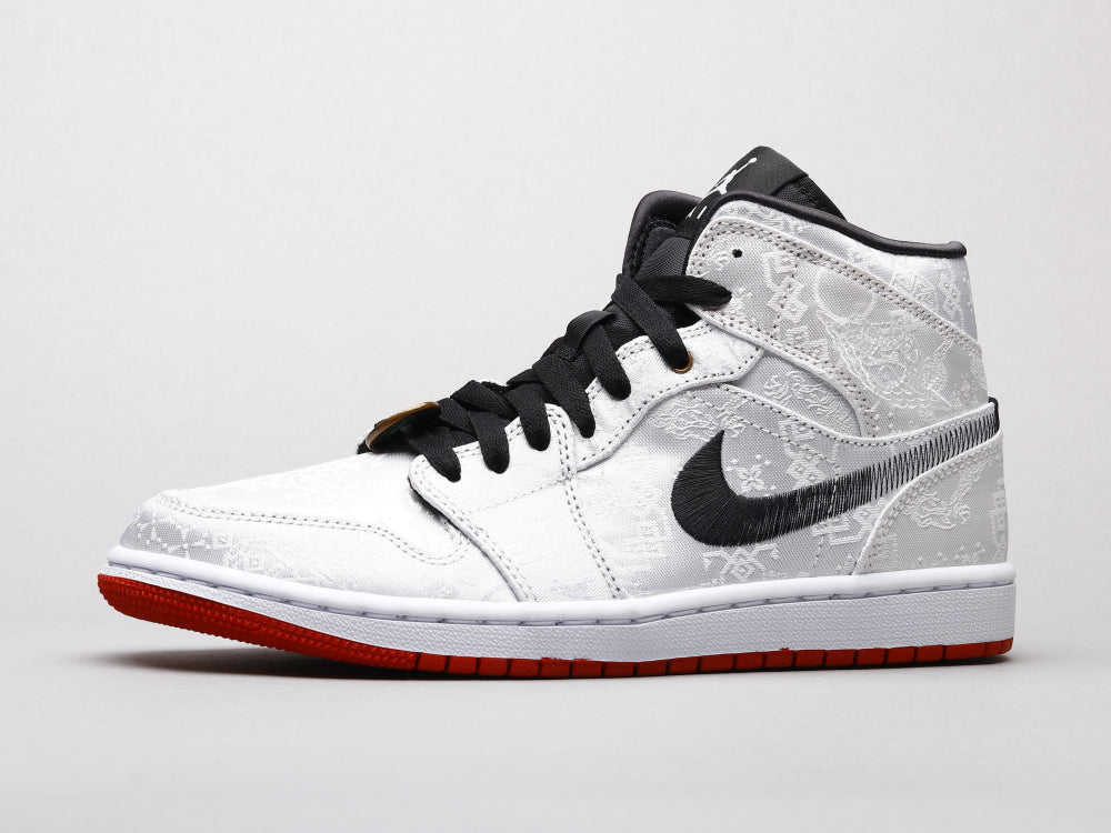 BL - AJ1 Edison Chen White Silk