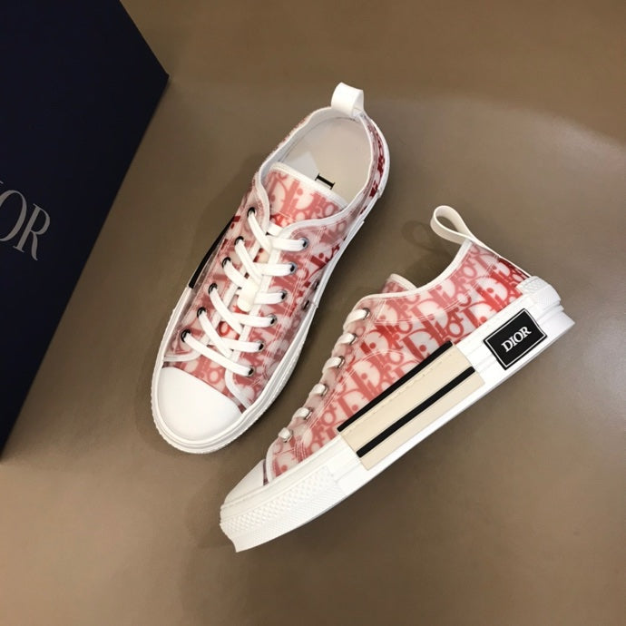 BL - DIR B23 Red Oblique LOW-TOP SNEAKER