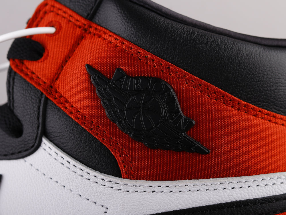 BL - AJ1 red silk black toe
