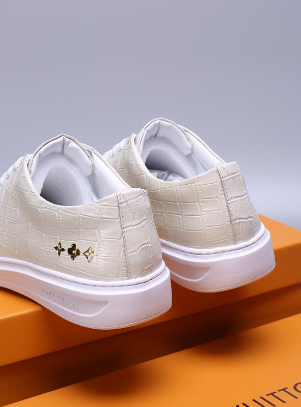 BL - LUV Alligator White Sneaker