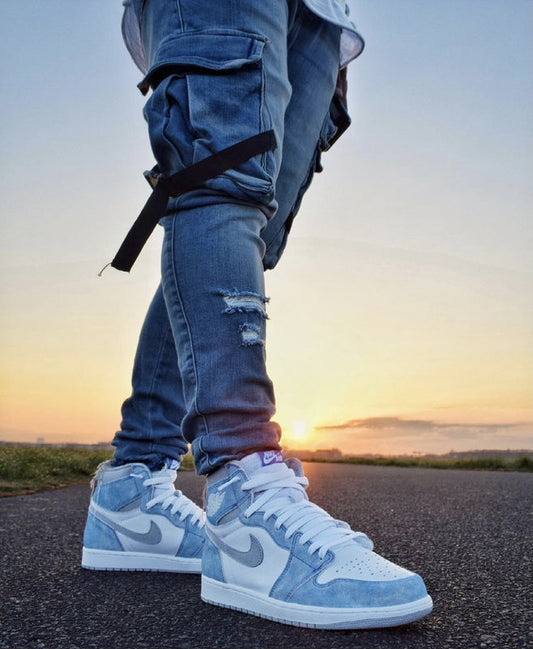 BL - AJ1 High Washed Blue