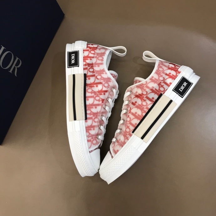 BL - DIR B23 Red Oblique LOW-TOP SNEAKER