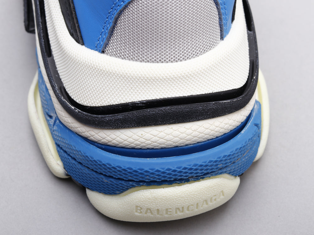 BL - Bla Triple S Black And White Blue Sneaker