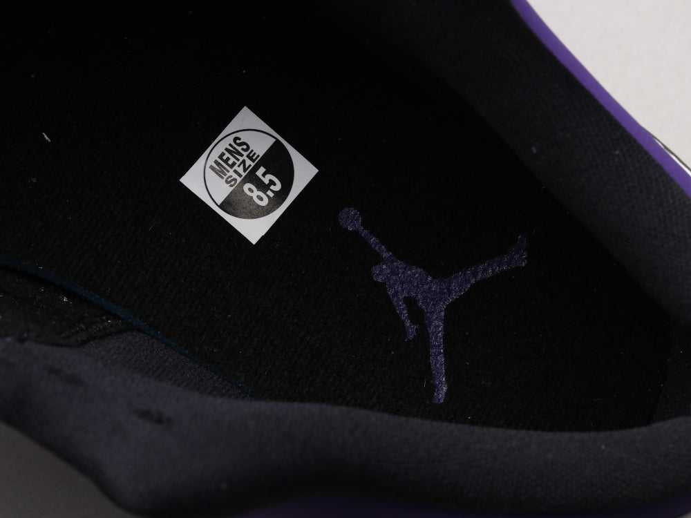 BL - AJ1 black and purple toes