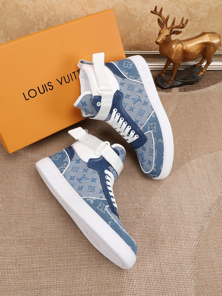 BL - LUV High Top Blue Sneaker
