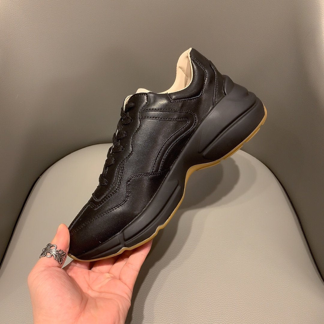 BL-GCI RHYTON VINTAGE TRAINER BAND BLACK SNEAKER 140