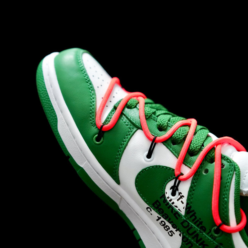 BL - OW x Dunk Low White Green