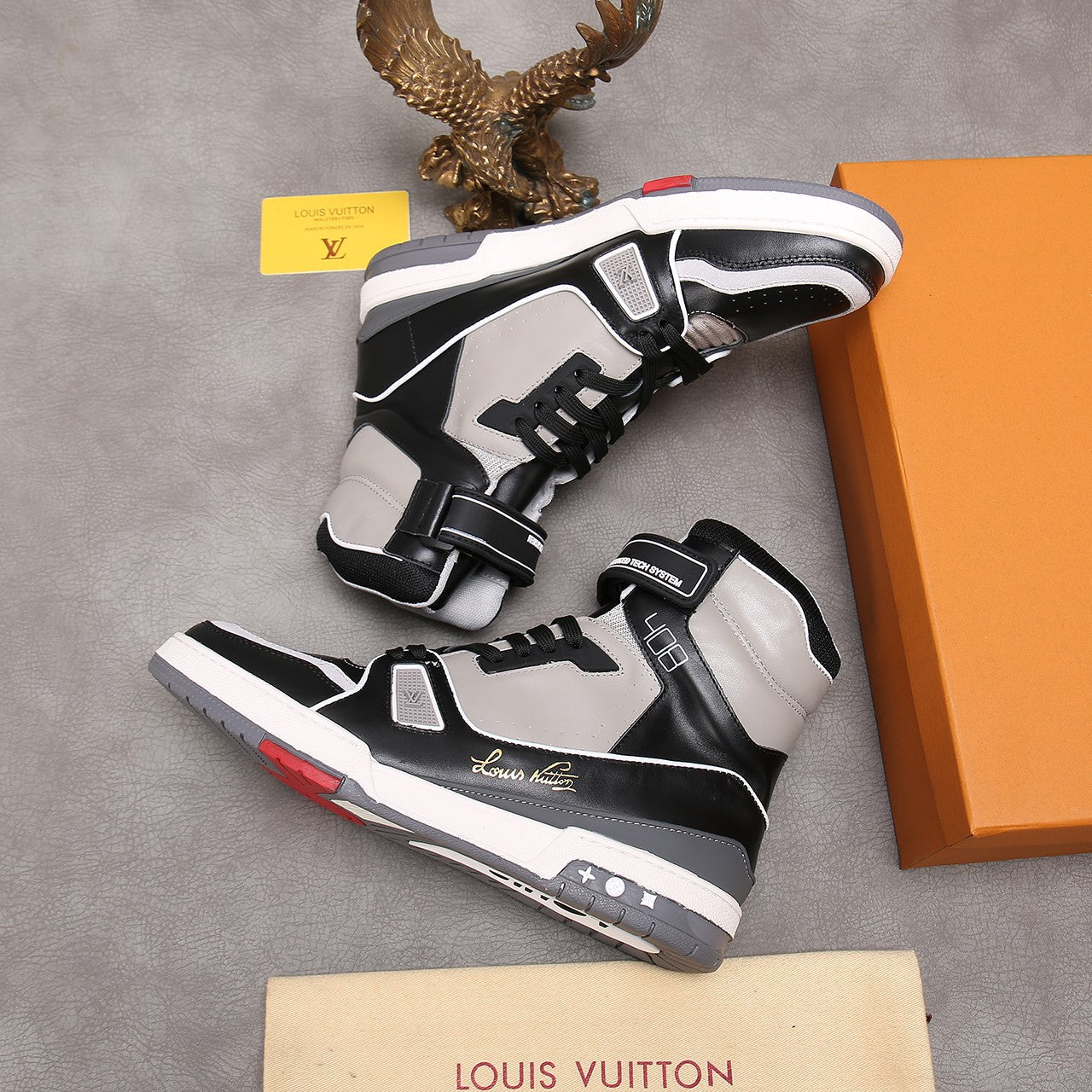 BL - LUV Traners Inspired Black Gray Sneaker