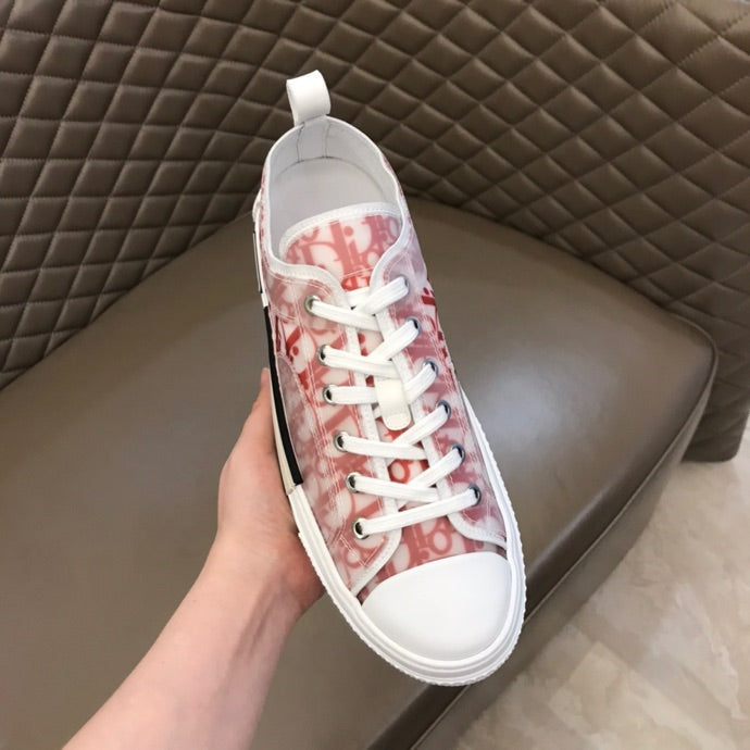 BL - DIR B23 Red Oblique LOW-TOP SNEAKER