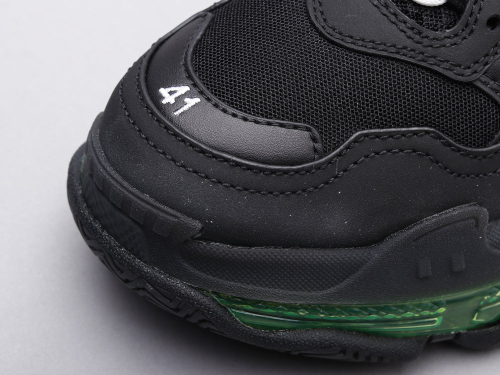 BL - Bla Triple S Black Green Sneaker