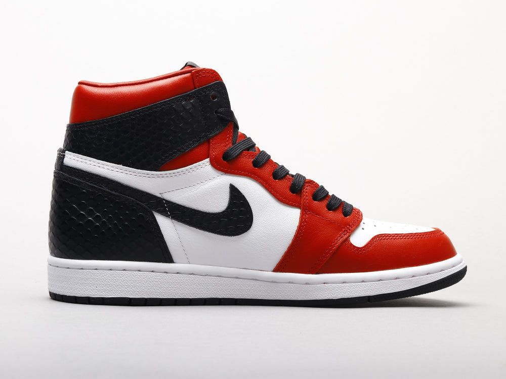 BL - AJ1 satin snake print