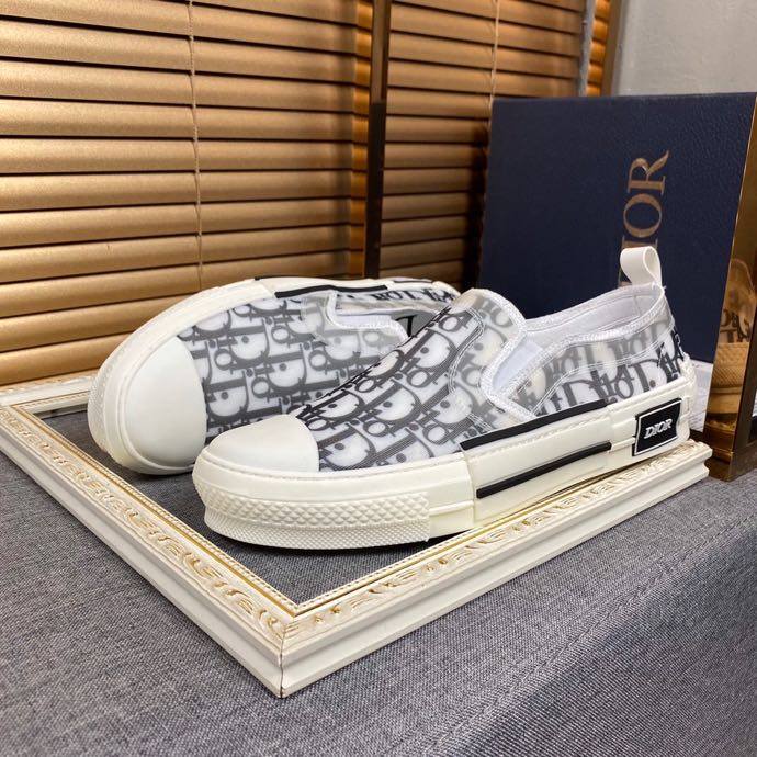 BL - DIR B23 Slip Black And White LOW-TOP SNEAKER