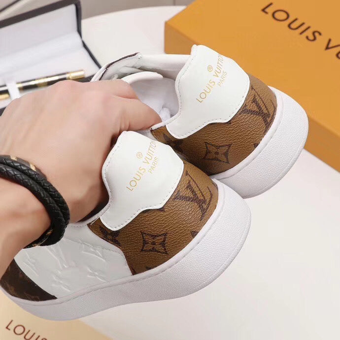 BL - LUV Casual Low White Brown Sneaker