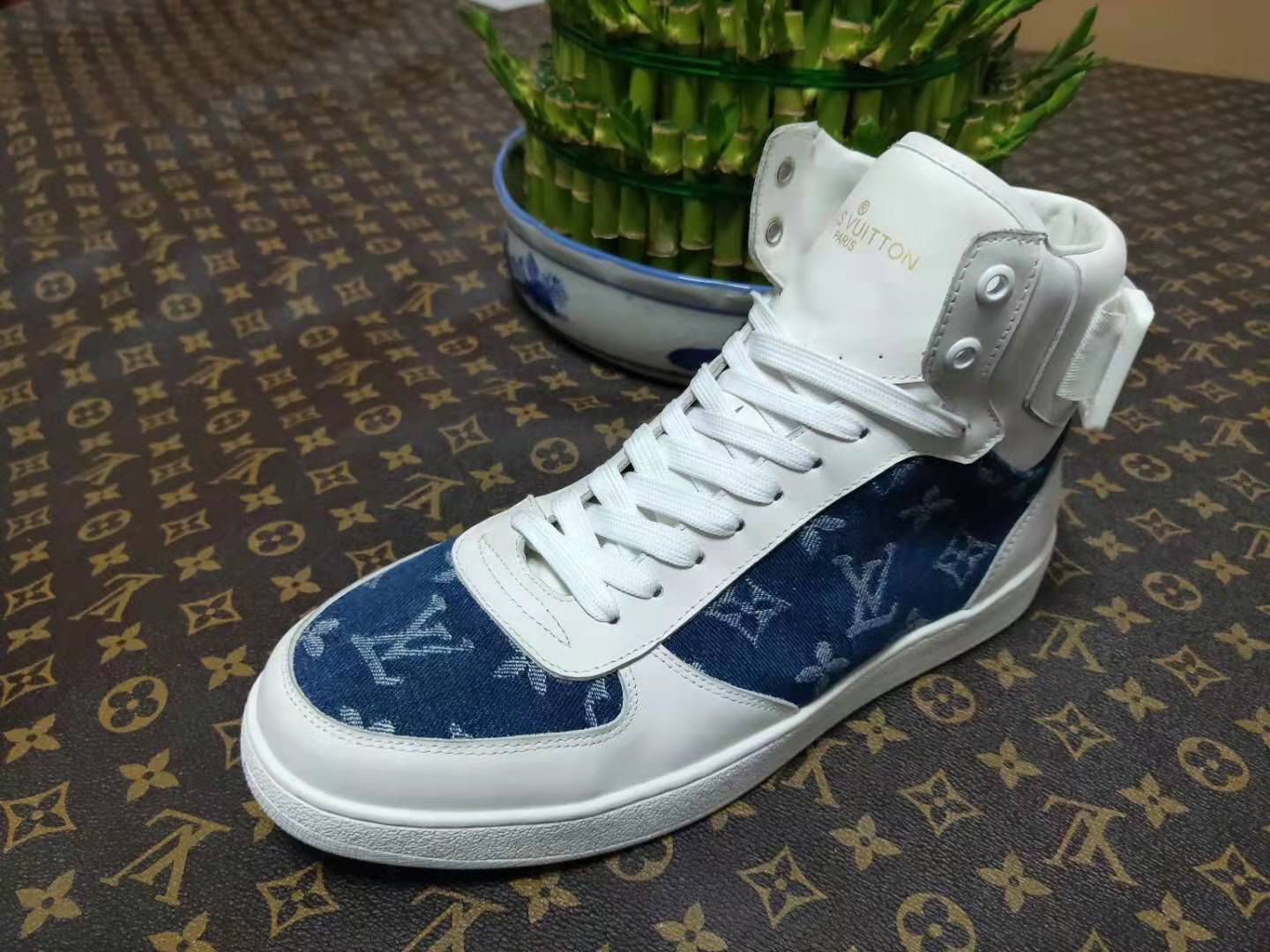 BL - Luv Rivoli White Blue Sneaker