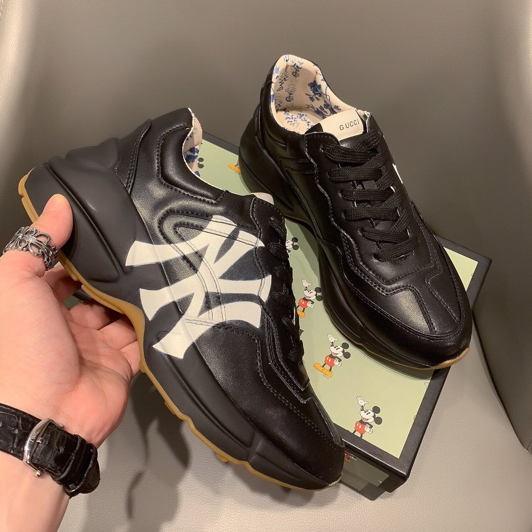 BL-GCI RHYTON VINTAGE TRAINER NY BLACK SNEAKER 139