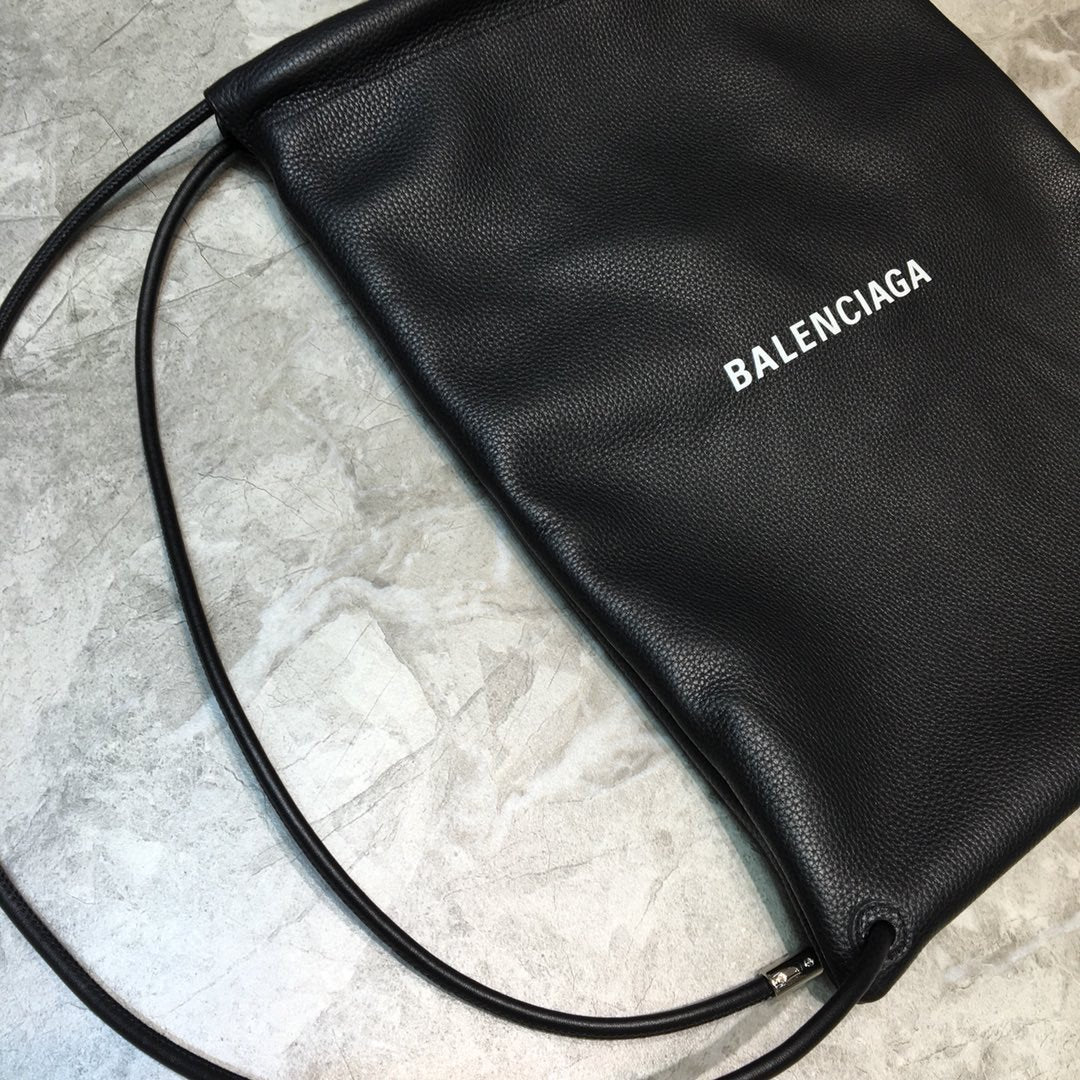 Balen Everyday Drawstring Backpack In Black, For Women, Bags 18.5in/47cm