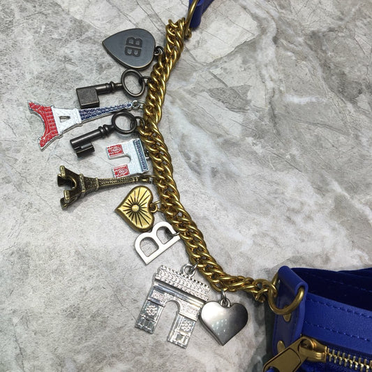 Balen Souvenir XXS Belt Bag In Blue, For Women, Bags 11.8in/30cm